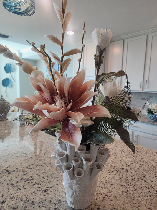 Ceramic Coral Vase